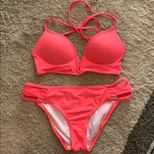 Neon Pink/Peach PINK! by Victoria’s Secret Bikini